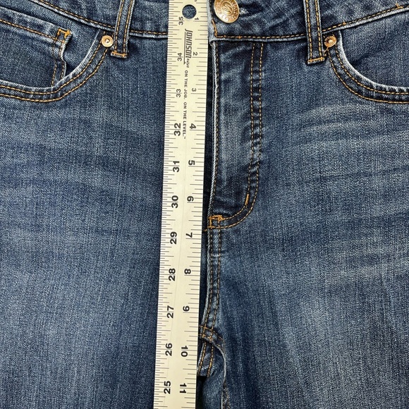 Seven7 Weekend Slim Fit Jeans Womens 6 Blue Stretch Denim Cute Comfy 1376 - Picture 5 of 10